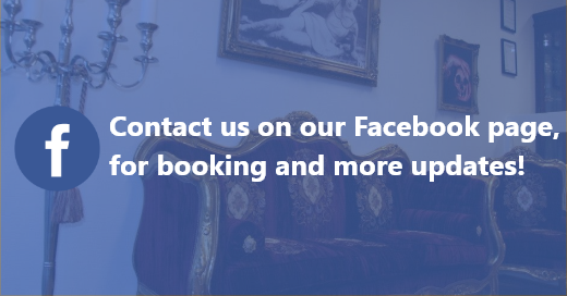 Contact us on our Facebook page, for all your booking and news needs!